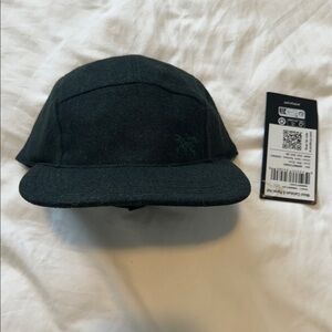 Arc'teryx Dark Green Wool Calidum 5 Panel Hat